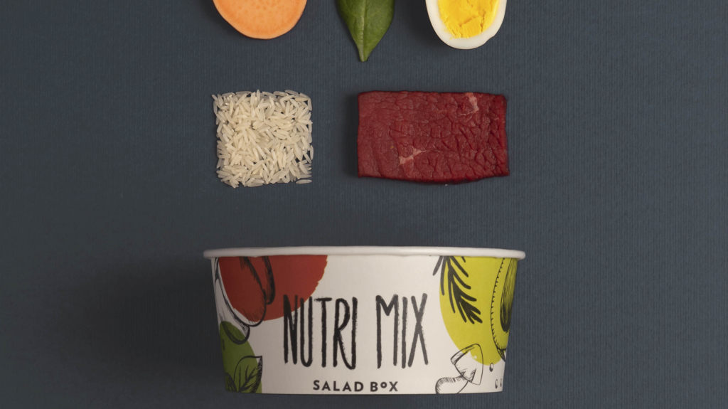 Salad Box italia visual identity e web design di Artemia