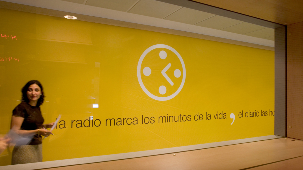 Segnaletica Studi Radio Nacional di Spagna di Artemia Group