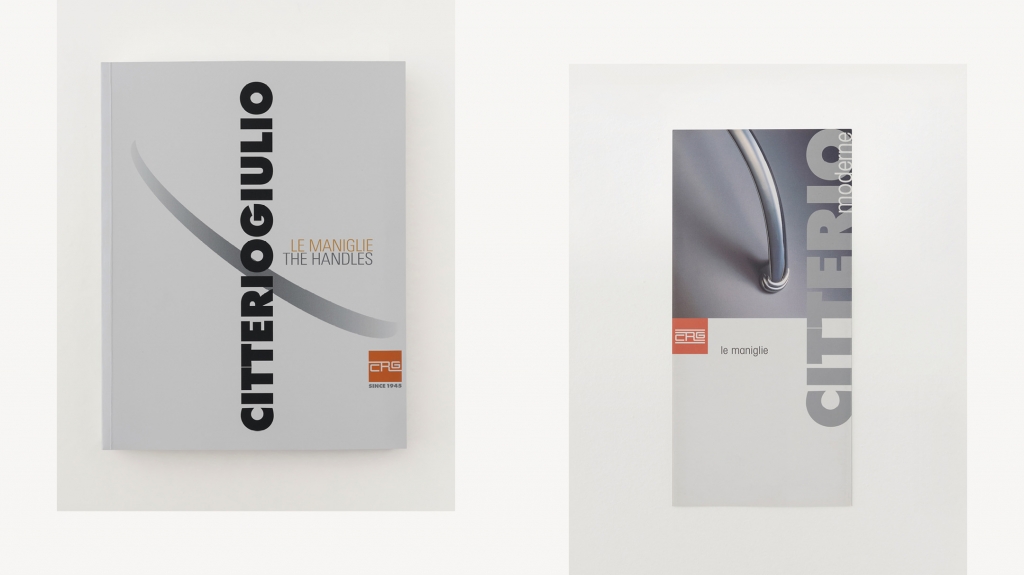 brand identity e grafica editoriale di Giulio Citterio maniglie