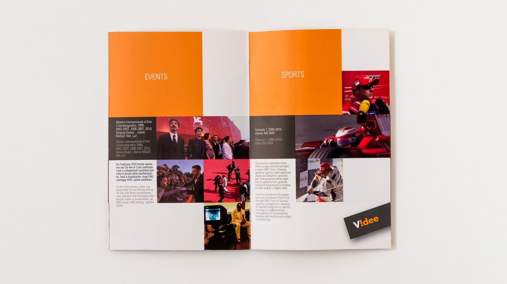 grafica editoriale brochure Videe design Artemia Group