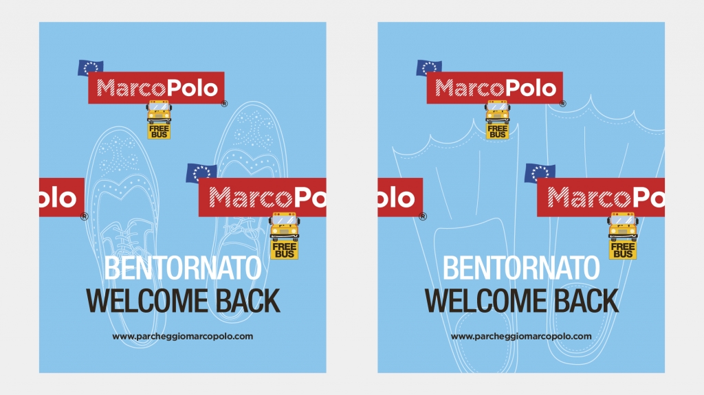 tappetini auto Parcheggio MarcoPolo brand identity Artemia Group